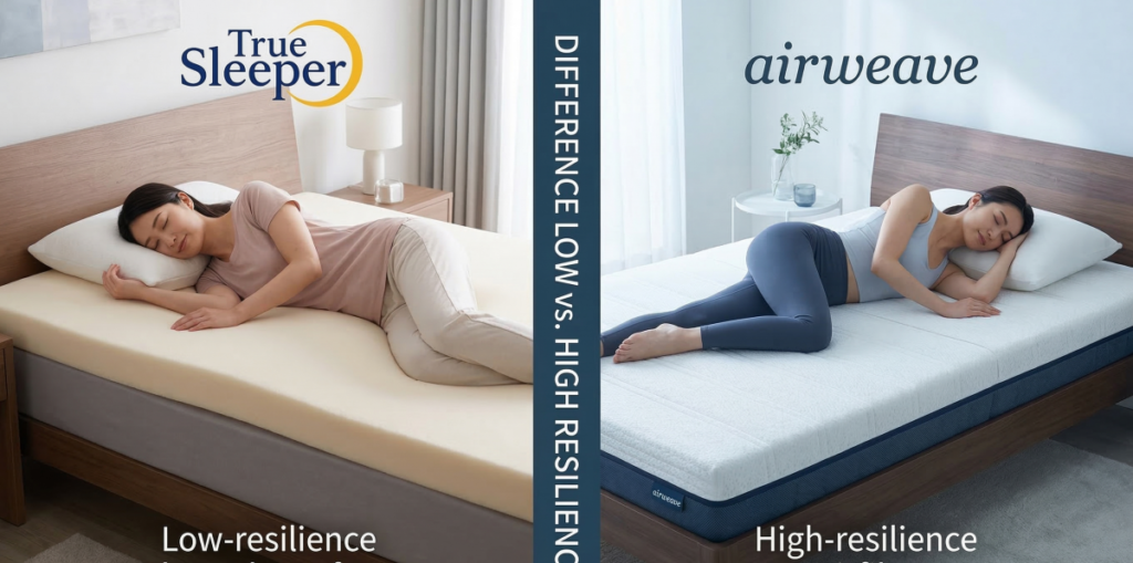 トゥルースリーパーと浅田真央さんが愛用するエアウィーヴの大きな違い