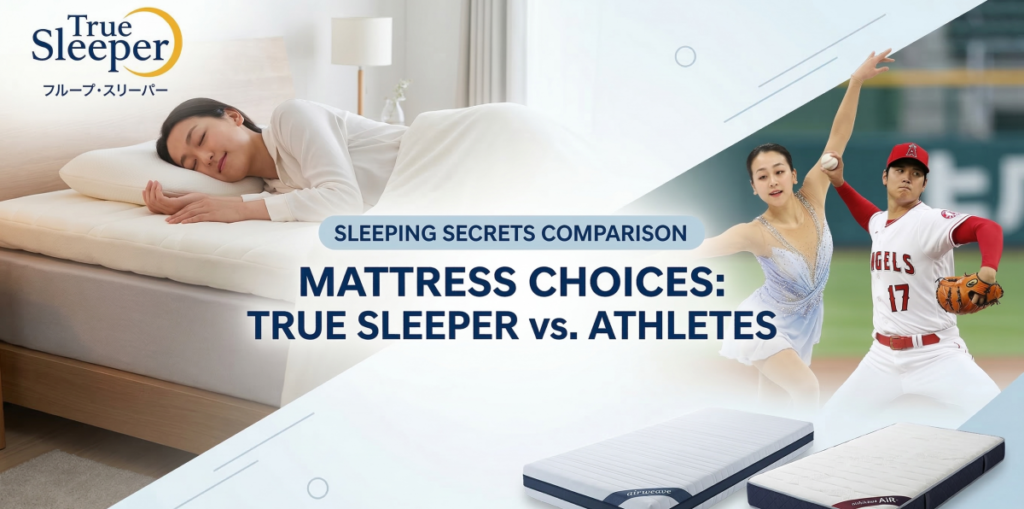 トゥルースリーパーと浅田真央さんや大谷選手が選ぶマットレスの秘密を徹底比較