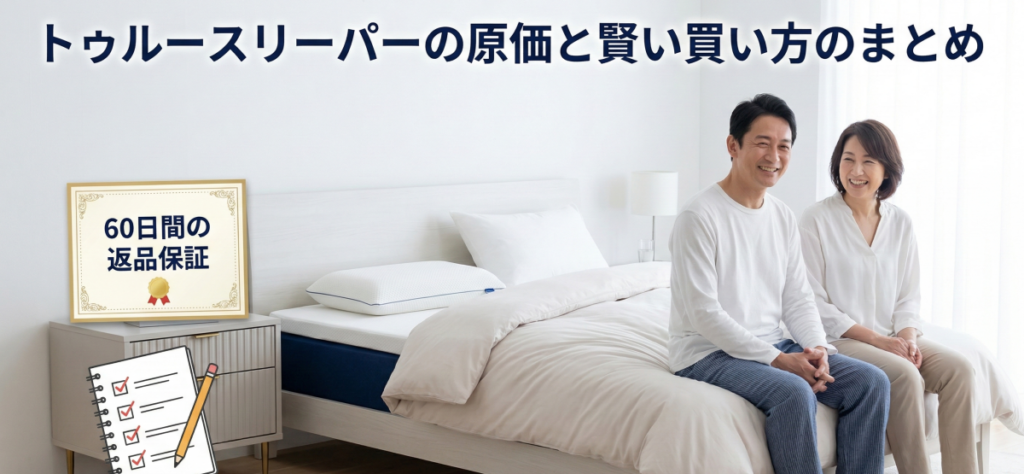 トゥルースリーパーの原価と賢い買い方のまとめ