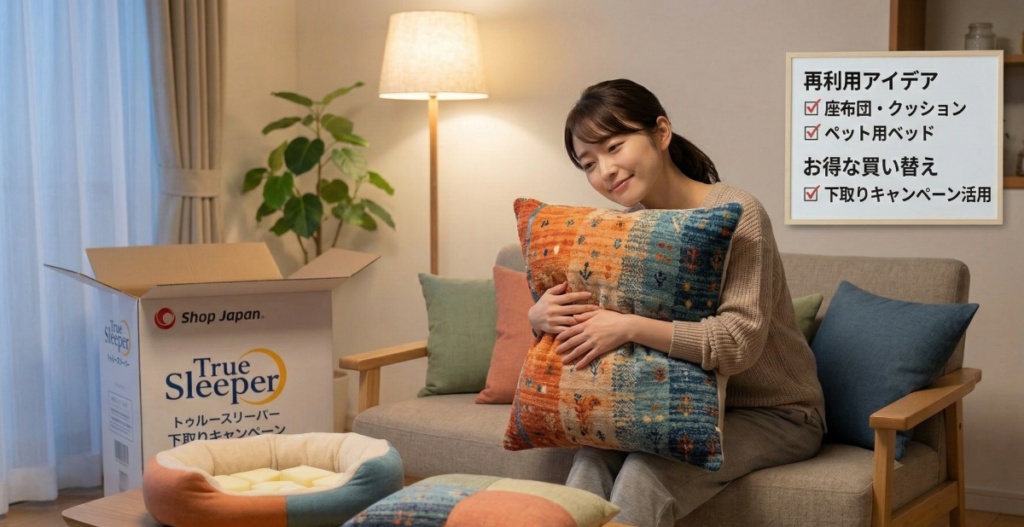 トゥルースリーパーの粗大ごみ処分よりお得な捨て方と再利用