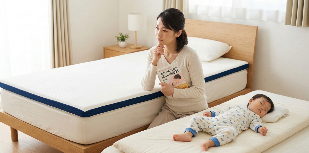 トゥルースリーパーは1歳から使っても大丈夫？赤ちゃんの背骨を守る安全な使い方