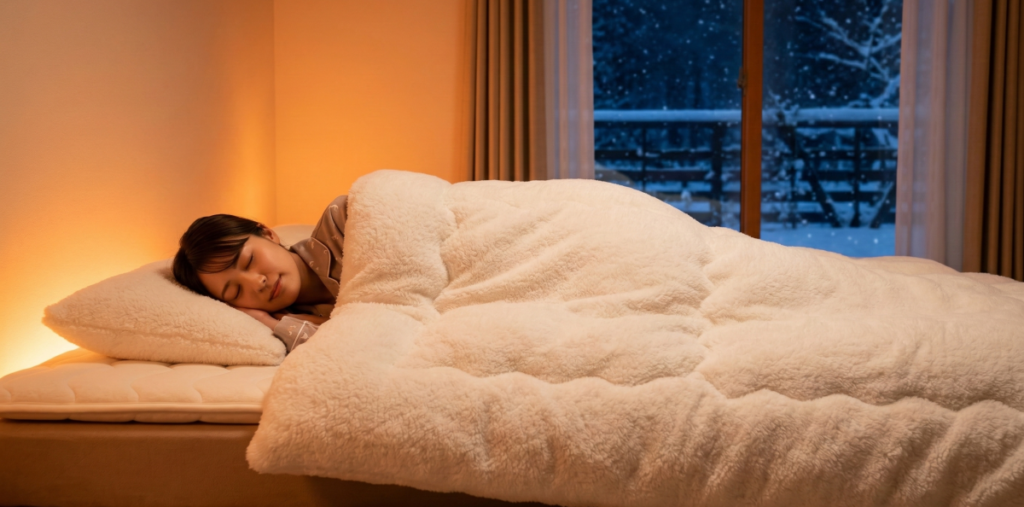 トゥルースリーパーは寒い冬も快適？ホオンテックの口コミや掛け布団の評判を徹底解説