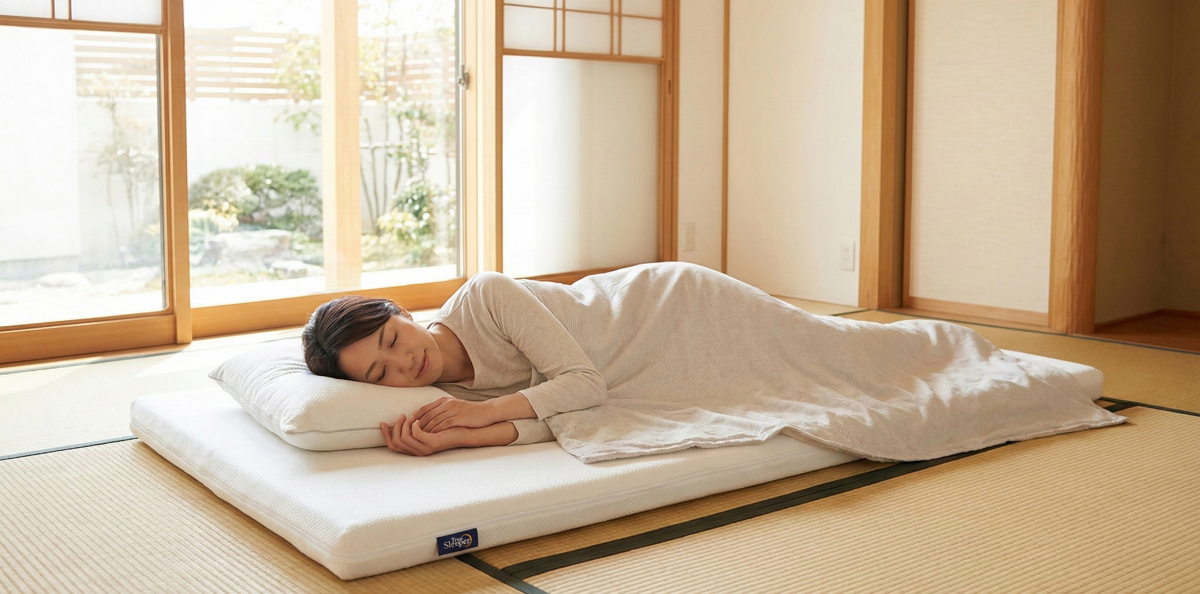 トゥルースリーパーを畳の上で使うコツ！敷布団なしでも腰がラクになる敷き方