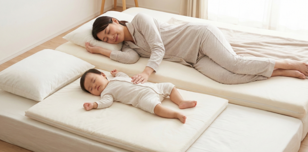 低反発マットレスで赤ちゃんとの添い寝を成功させる秘訣